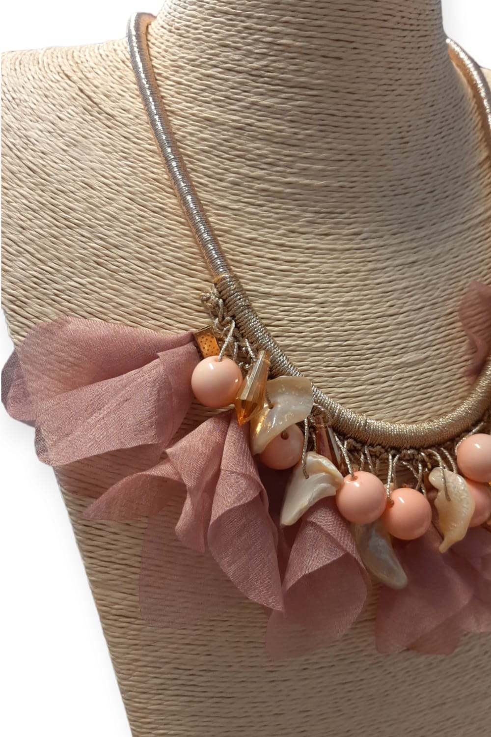 Kaulakoru kukkaset, vaaleanpunainen