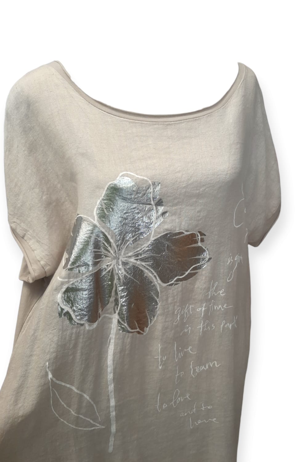 Beige Pitkä t-paita