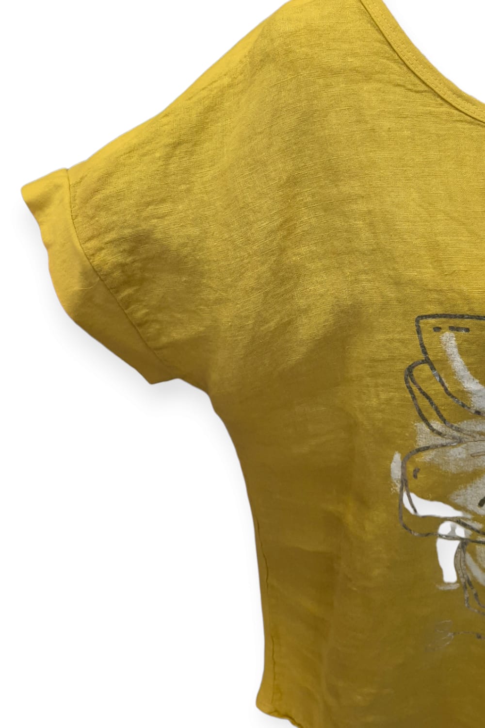 Keltainen kukka t-paita