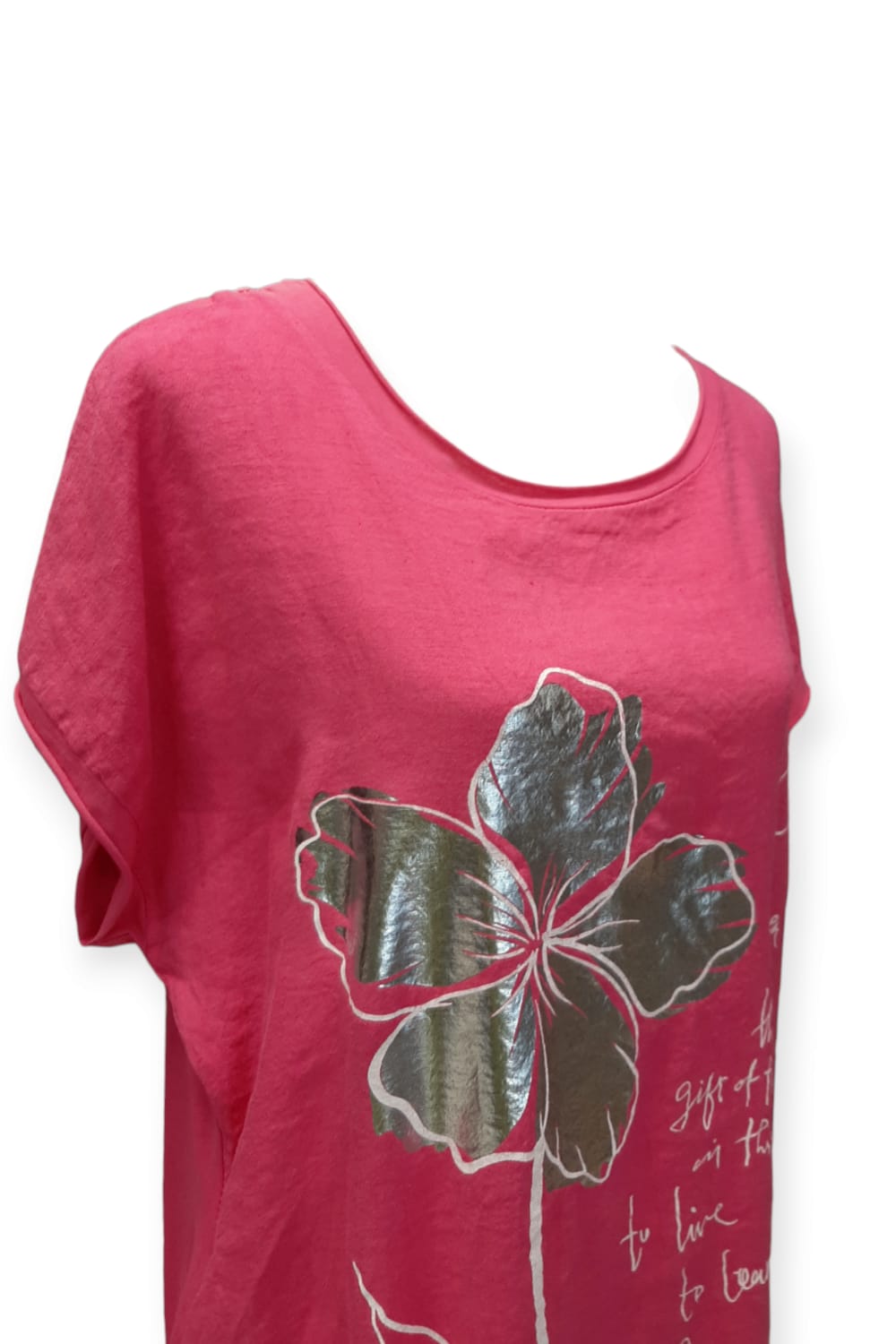 Pinkki Pitkä t-paita