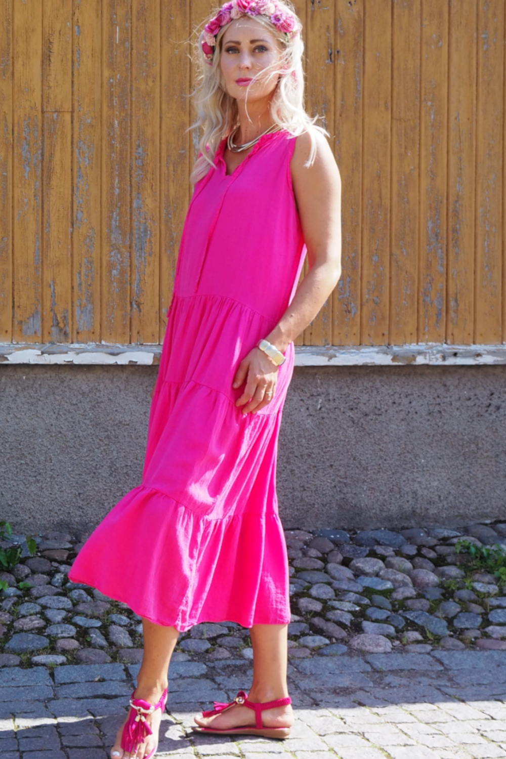 Pinkki maximekko