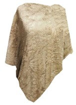 Pörröinen poncho, useita värejä