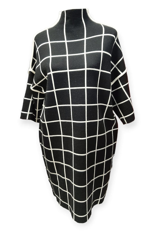 Ruudullinen Neuletunika