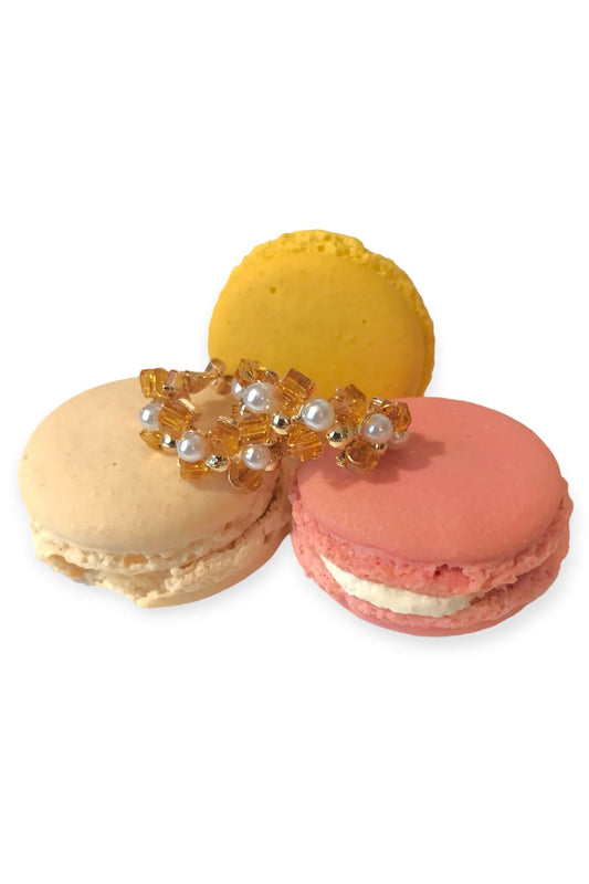 Oranssit helmikorvakorut