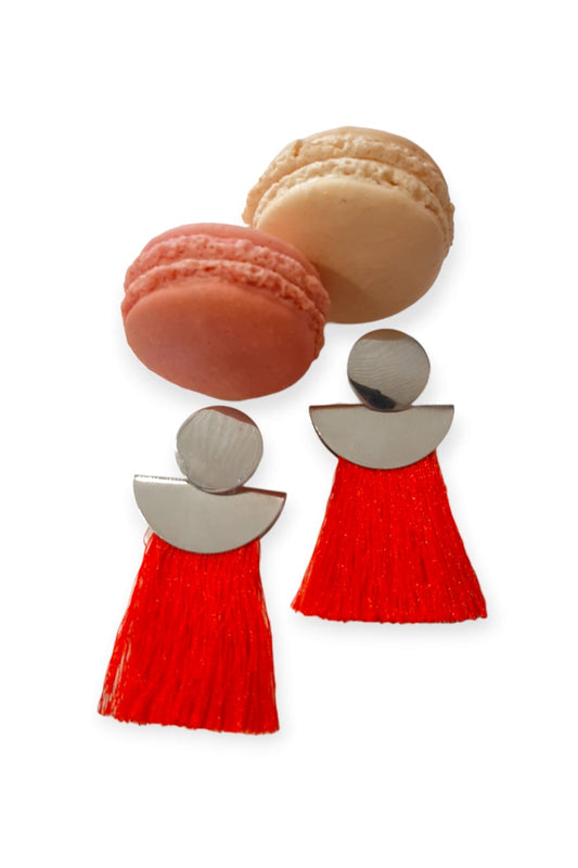 Hapsukorvakorut, punainen