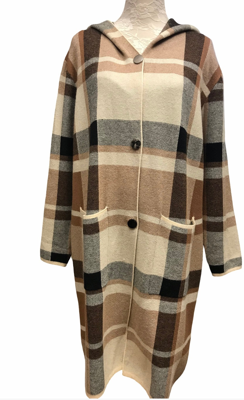 Ruudullinen kangastakki