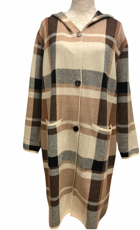 Ruudullinen kangastakki