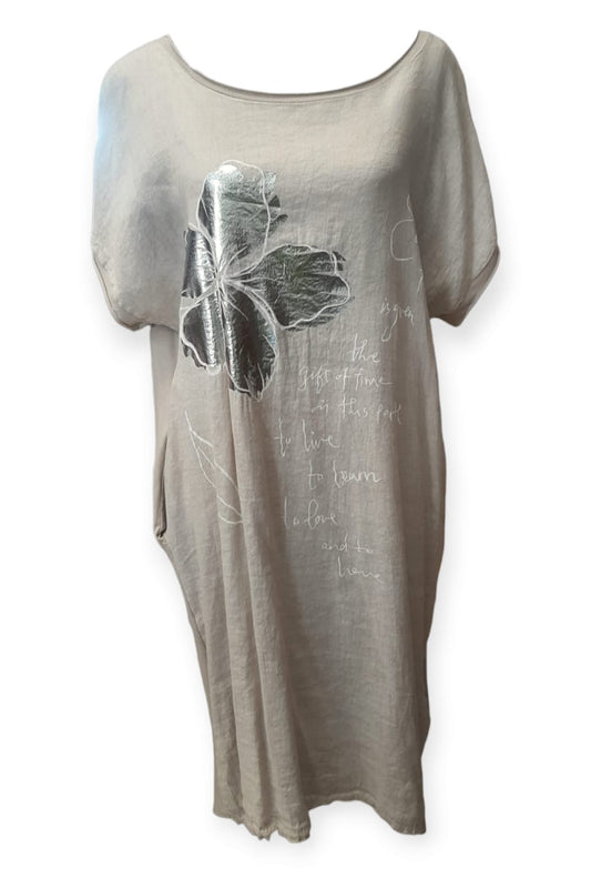 Beige Pitkä t-paita