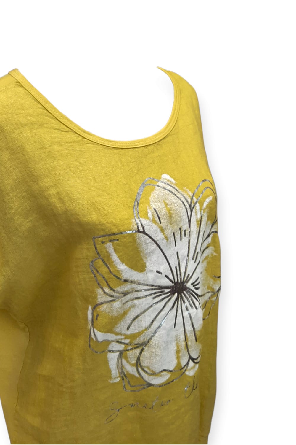 Keltainen kukka t-paita