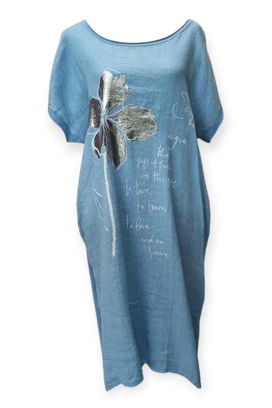 Farkunsininen pitkä T-paita