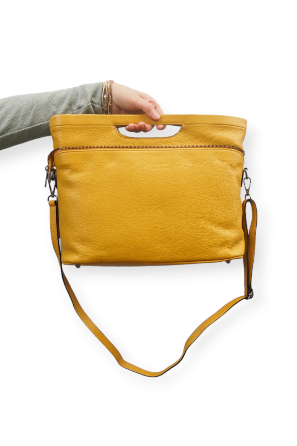 Borse in Pelle käsilaukku, keltainen