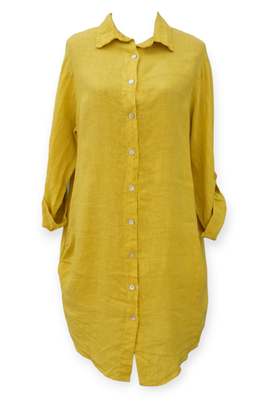 Keltainen pellavapaita