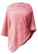 Pörröinen poncho, useita värejä